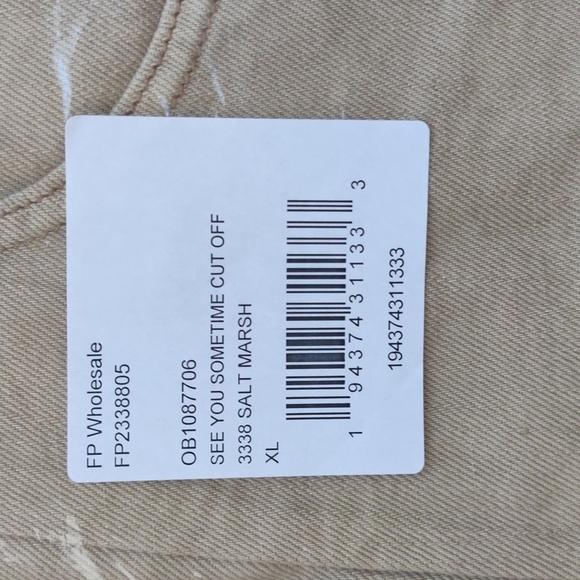 NEW $98 Free People See You Sometime Cut Off Short - Picture 14 of 16